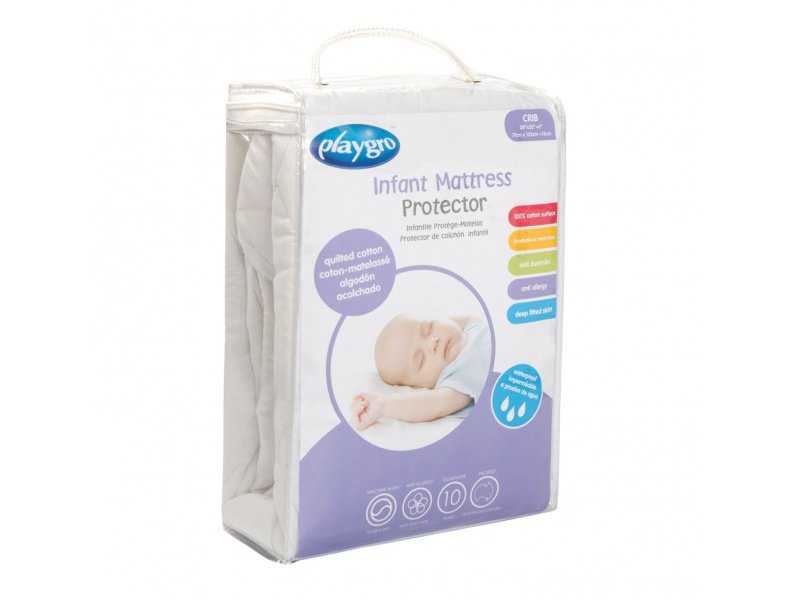 Playgro - Chránič na dětské matrace - Prošívaná bavlna
