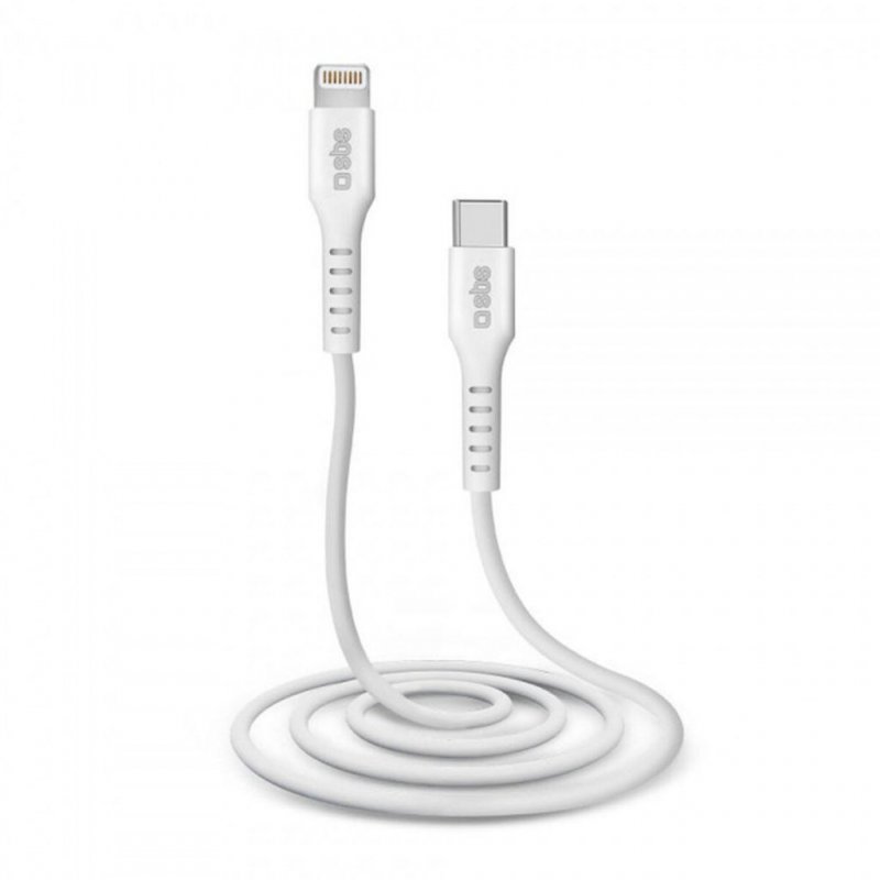 Kabel USB-C na Lightning SBS TECABLELIGTC1W 1 m Bílý