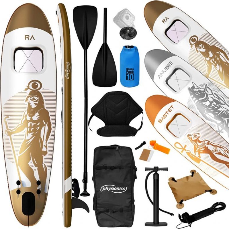 PHYSIONICS Nafukovací paddleboard, bůh Ra, 366 cm