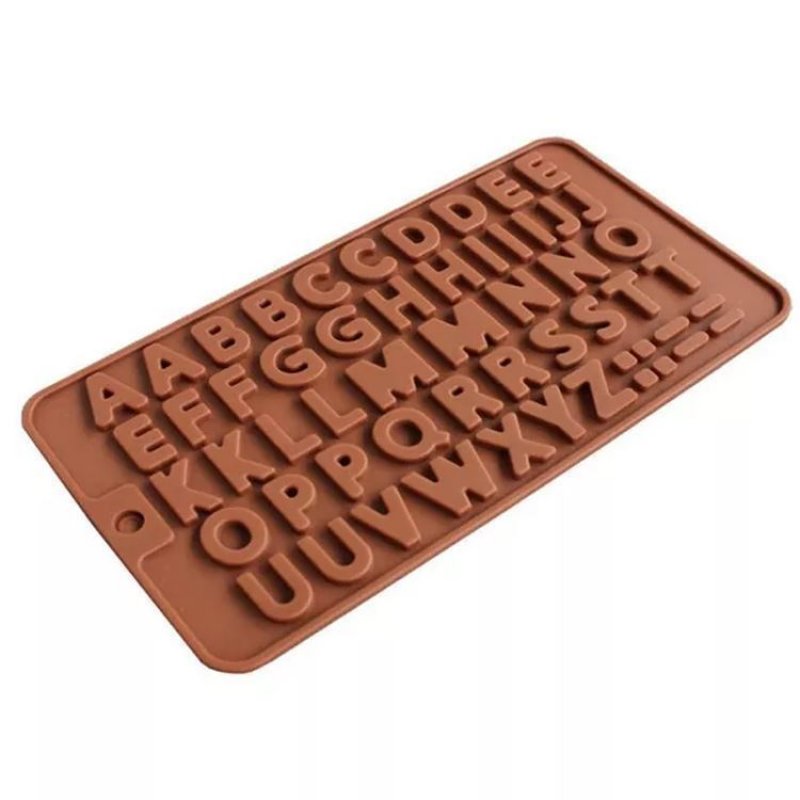 Silikonová forma na čokoládu - písmena