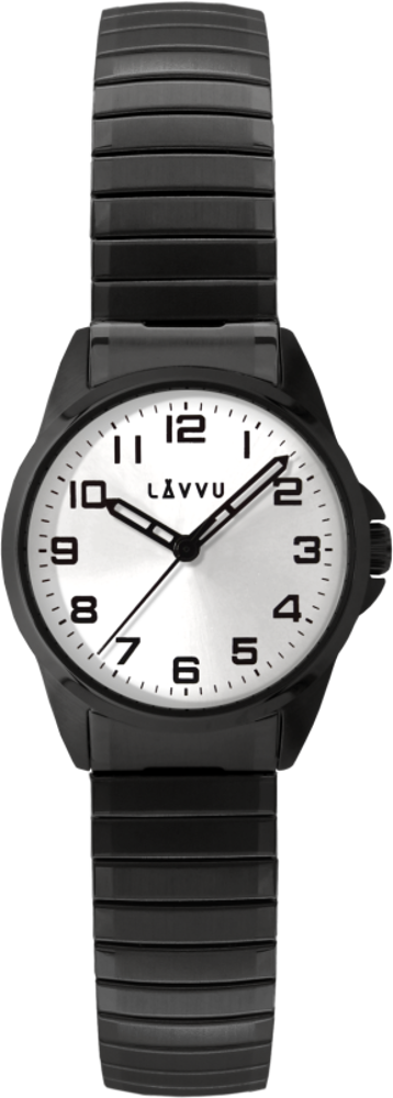 LAVVU Dámské pružné hodinky STOCKHOLM Small Black