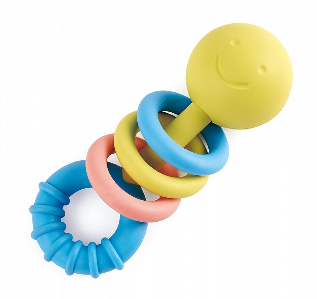 HAPE Infant Toys - ECO BABY - Kousátko s kroužky