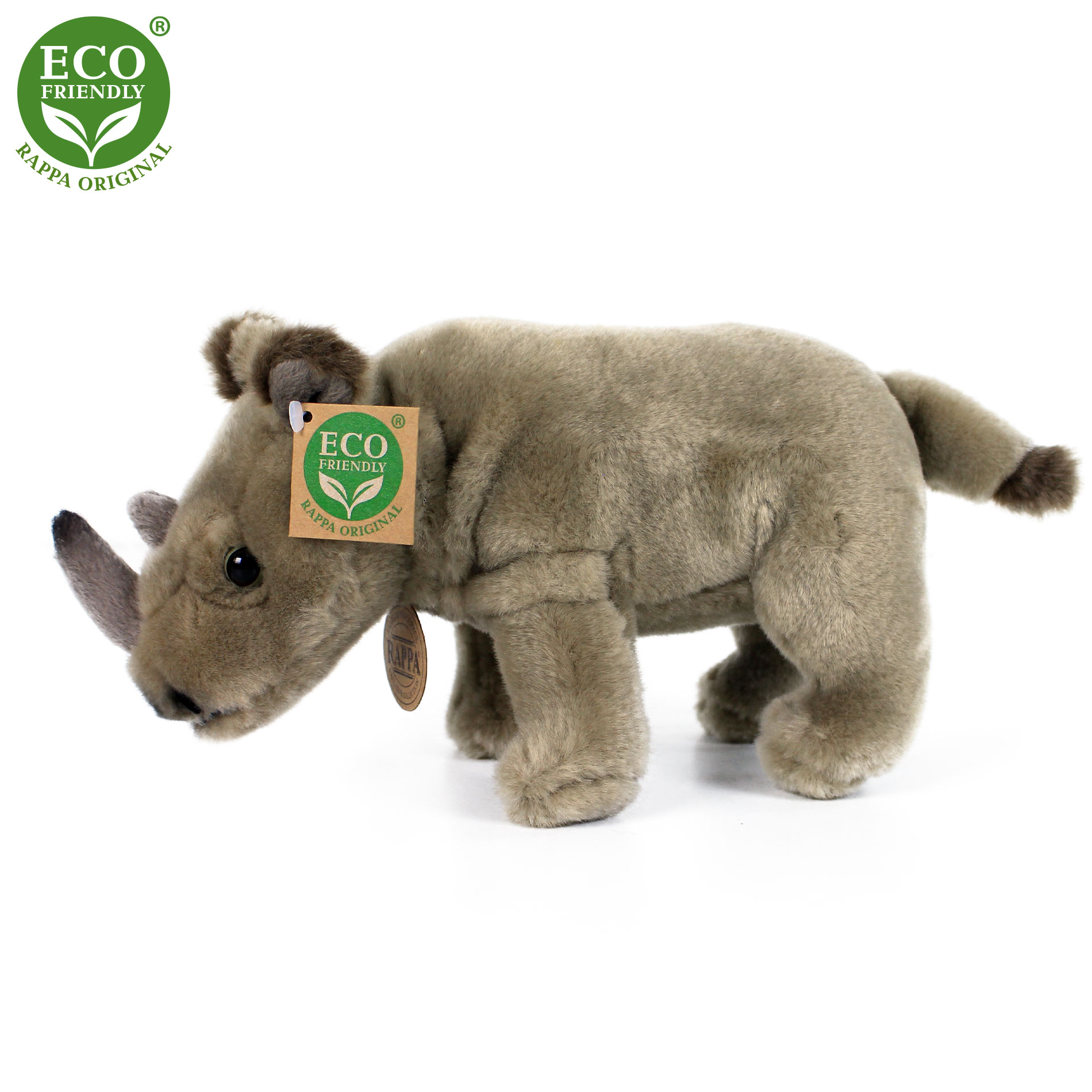 Rappa Eco-Friendly - Plyšový nosorožec stojící 23 cm