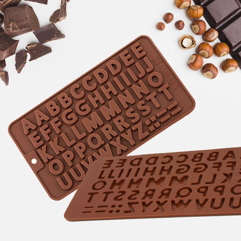 Silikonová forma na čokoládu - písmena