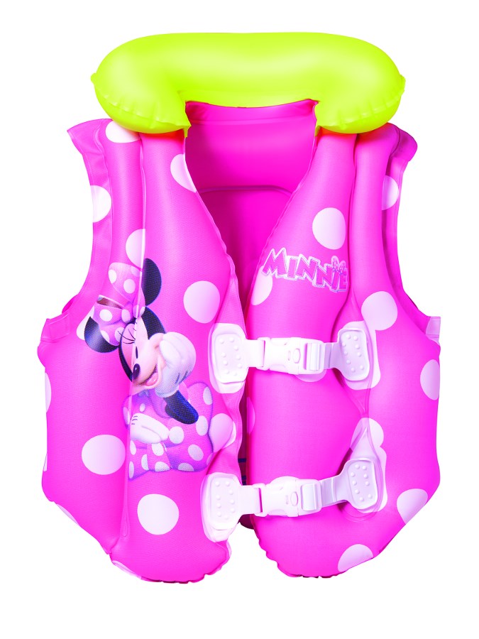 Dětská nafukovací vesta Bestway - Minnie - růžová