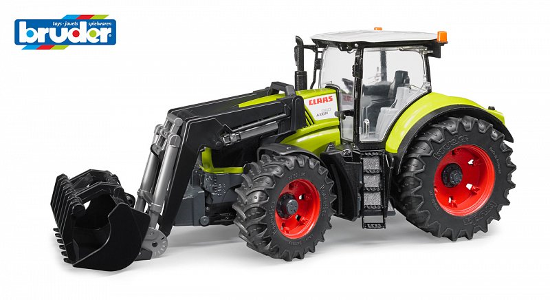 Farmer - traktor Claas Axion s předním nakladačem