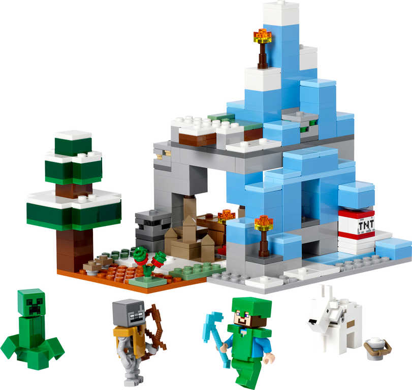 LEGO MINECRAFT Ledové hory 21243 STAVEBNICE