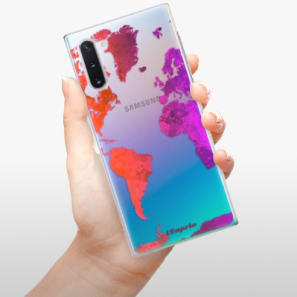 Plastové pouzdro iSaprio - Warm Map - Samsung Galaxy Note 10
