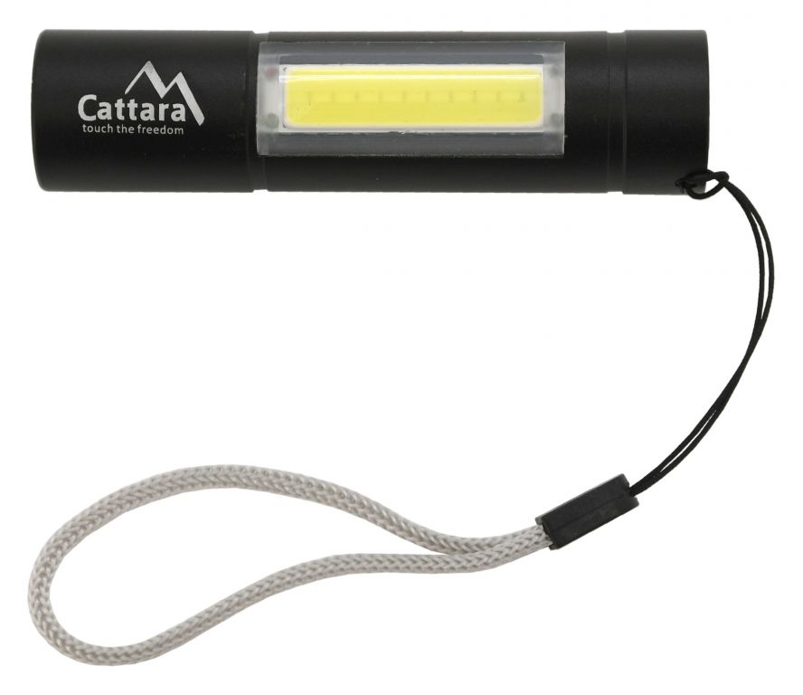 Cattara Kapesní nabíjecí svítilna LED, 120lm