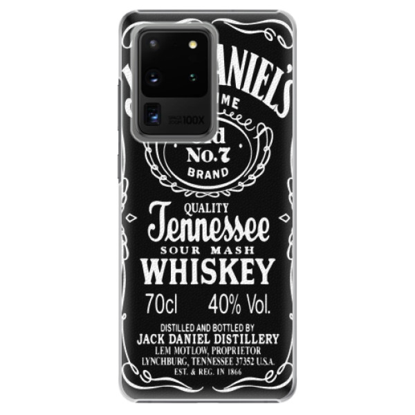 Plastové pouzdro iSaprio - Jack Daniels - Samsung Galaxy S20 Ultra