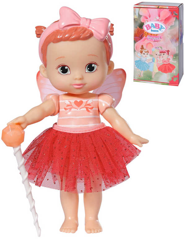 ZAPF BABY BORN Storybook Maková víla panenka s doplňky na baterie Světlo plast