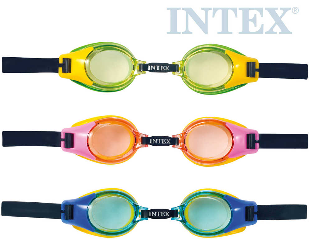 INTEX Brýle plavecké dětské junior do vody 3 barvy 55601