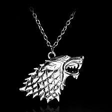 Náhrdelník Game of Thrones - znak Starků
