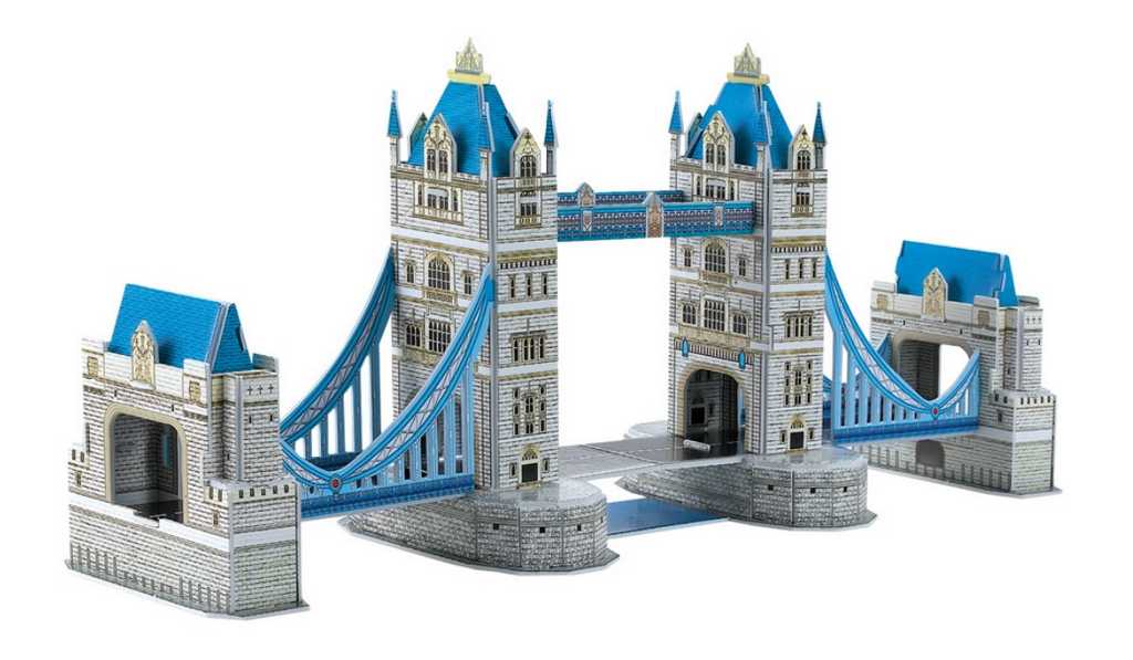Small Foot Třívrstvé pěnové 3D puzzle Tower bridge
