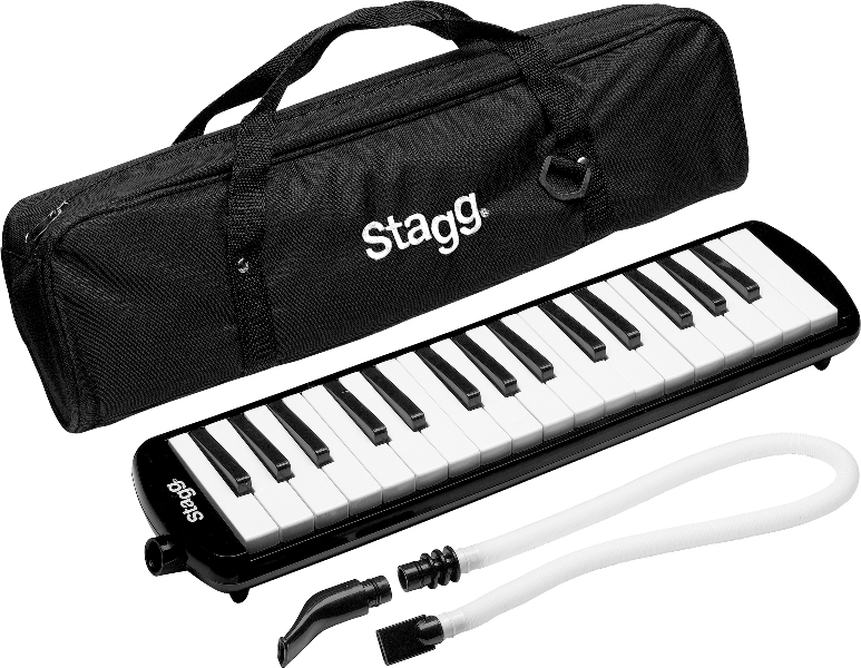 Stagg MELOSTA32 BK, klávesová harmonika, černá