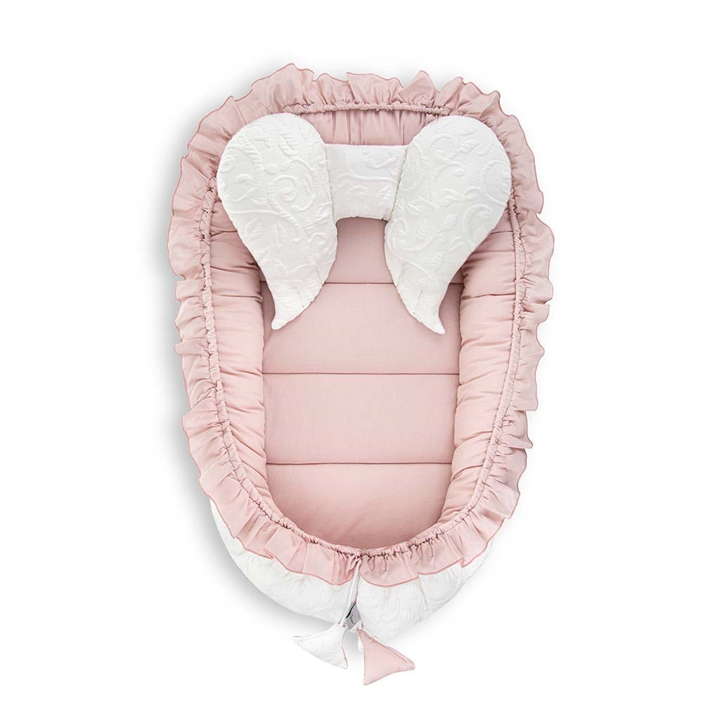 Luxusní hnízdečko pro miminko Belisima Bella - růžová