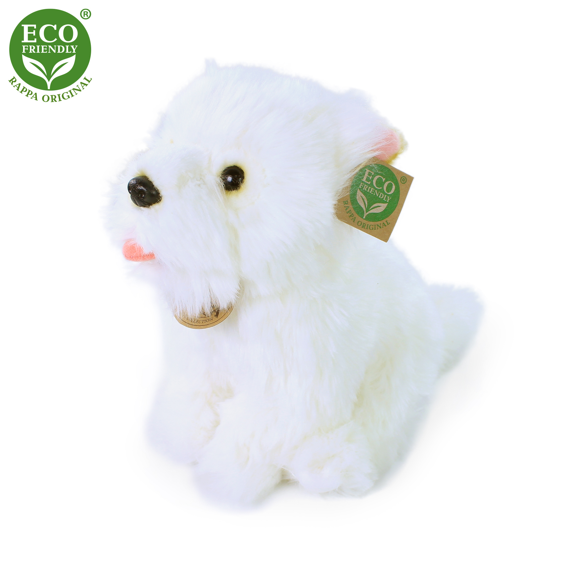Rappa Eco-Friendly - Plyšový pes westík sedící 23 cm