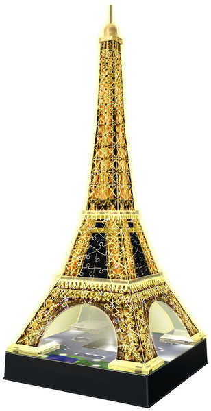 RAVENSBURGER Puzzle 3D Eiffelova věž Noční edice 216 dílků