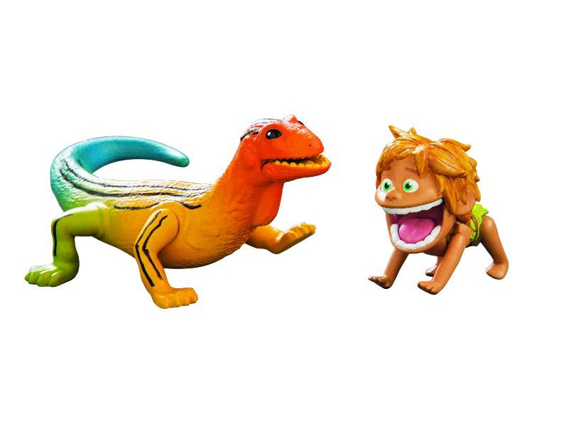 Hodný Dinosaurus - Špunt & Ještěr - plastové postavičky malé