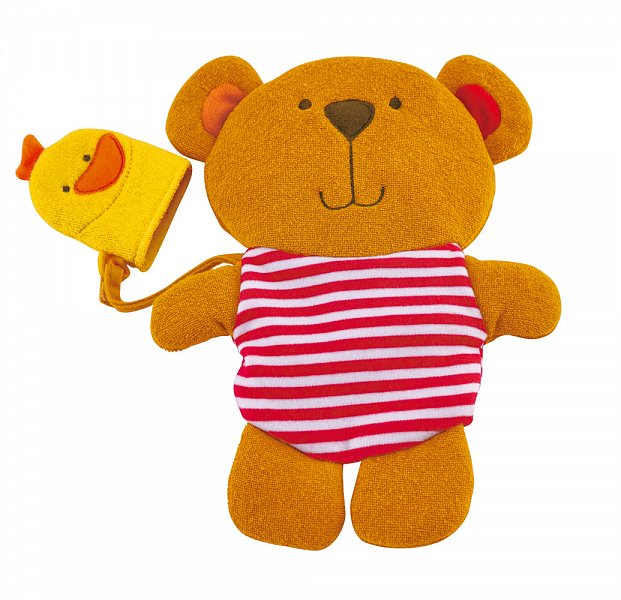 HAPE Infant Toys - Hračky do vody - medvídek a kačenka set
