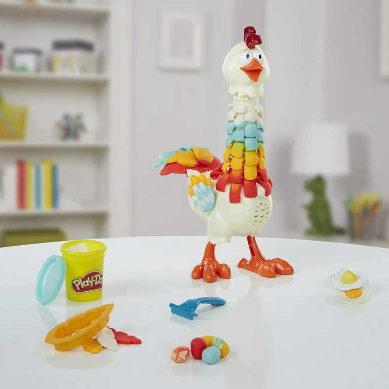 HASBRO PLAY-DOH Animals Kvokající kuře set s modelínou na baterie Zvuk