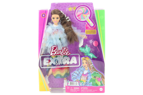 Barbie Extra - duhové šaty GYJ78 51