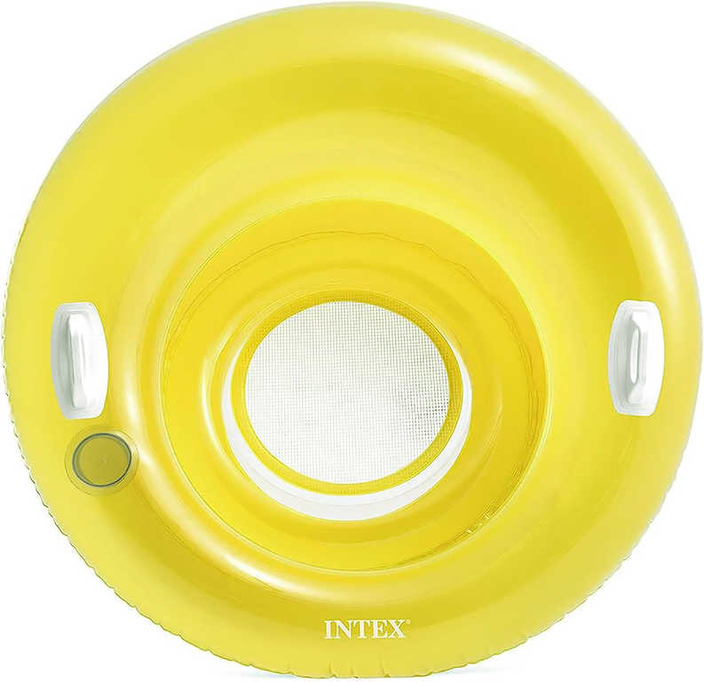 INTEX Plavací dětské křeslo 119cm nafukovací kruh s úchyty 3 barvy na vodu 58883