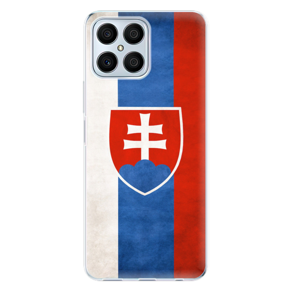 Odolné silikonové pouzdro iSaprio - Slovakia Flag - Honor X8