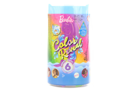 Barbie Color Reveal Chelsea duhová mořská panna HCC75 TV