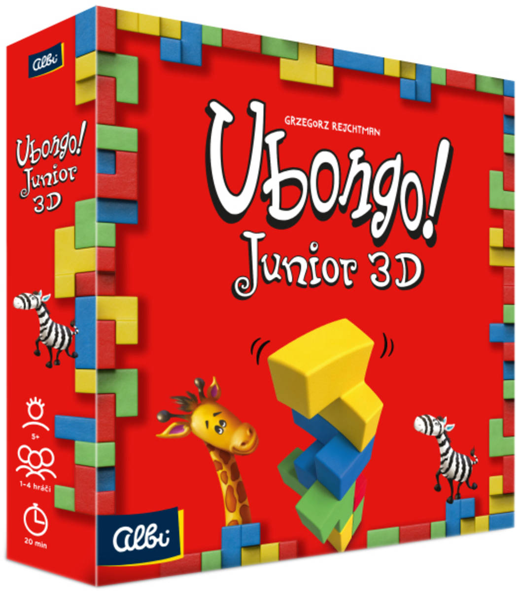 ALBI HRA Ubongo Junior 3D druhá edice *SPOLEČENSKÉ HRY*