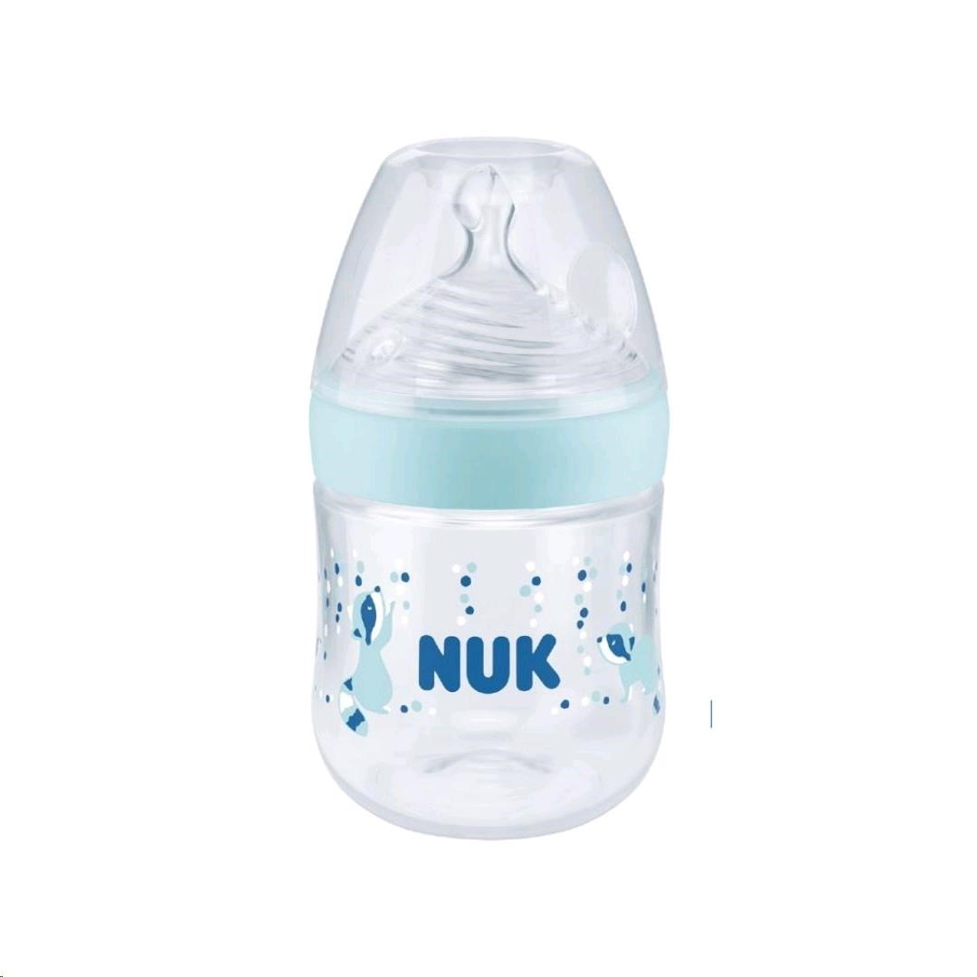 Kojenecká láhev NUK Nature Sense s kontrolou teploty 150 ml - modrá