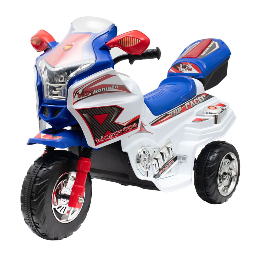 Dětská elektrická motorka Baby Mix RACER - bílá