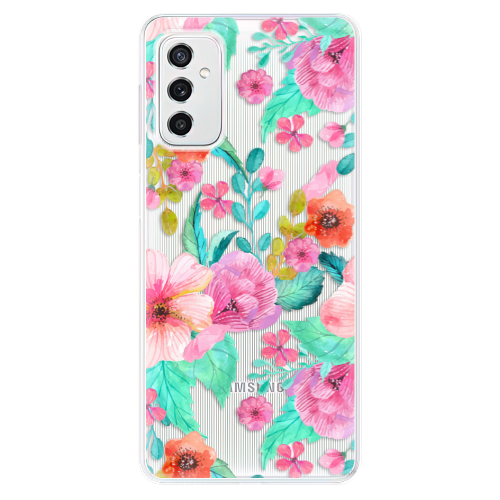 Odolné silikonové pouzdro iSaprio - Flower Pattern 01 - Samsung Galaxy M52 5G