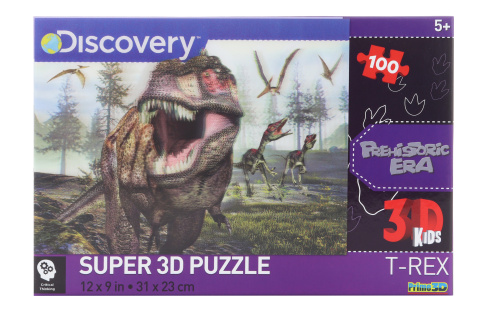 3D Puzzle T-Rex 100 dílků