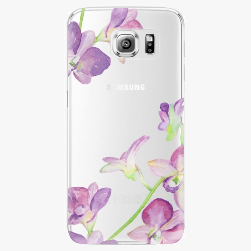 Plastový kryt iSaprio - Purple Orchid - Samsung Galaxy S6
