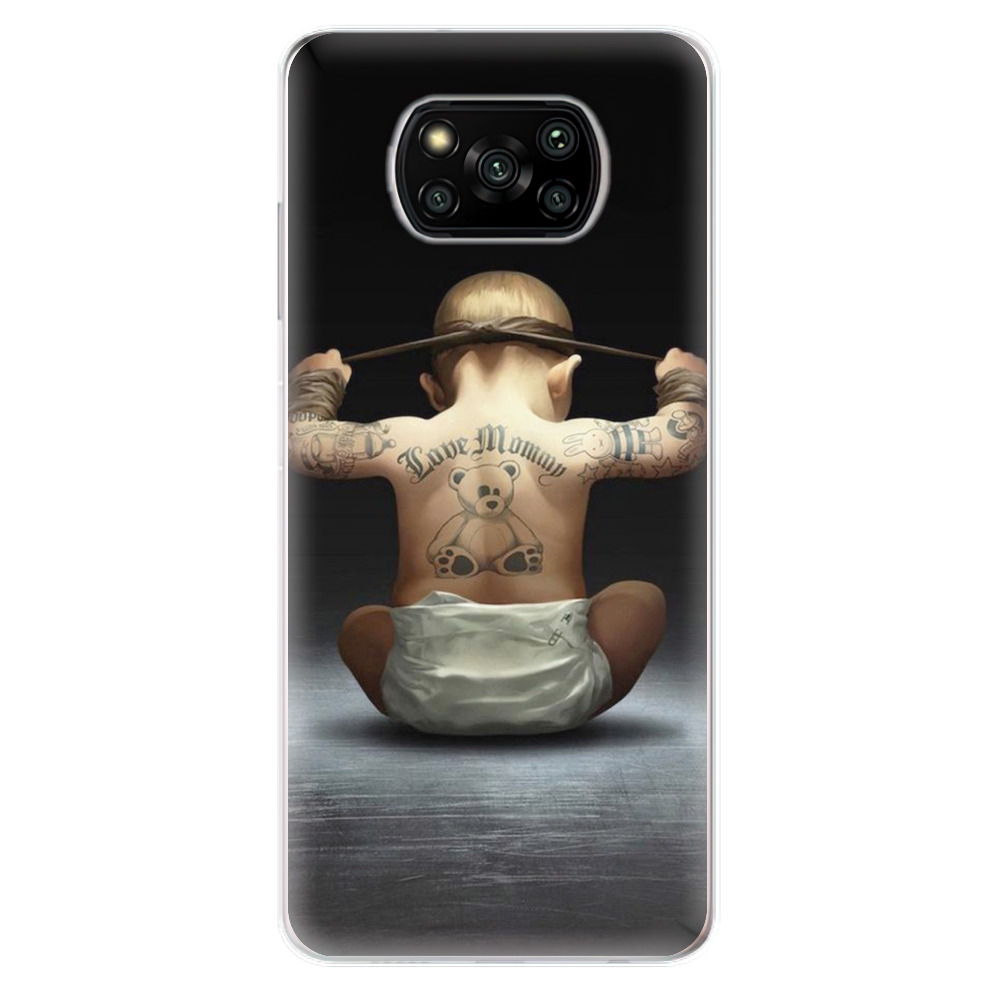 Odolné silikonové pouzdro iSaprio - Crazy Baby - Xiaomi Poco X3 Pro / X3 NFC