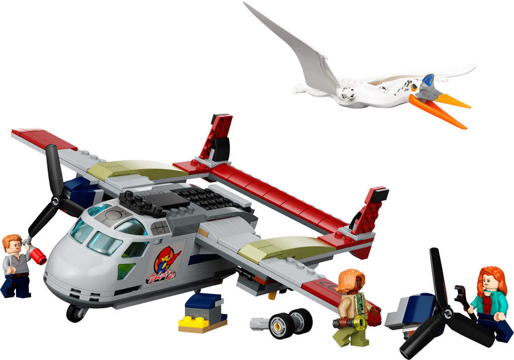 LEGO JURASSIC WORLD Quetzalcoatlus: přepadení letadla 76947 STAVEBNICE