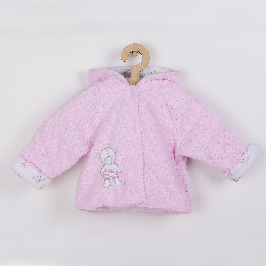 Zimní kabátek New Baby Nice Bear - růžová/80 (9-12m)