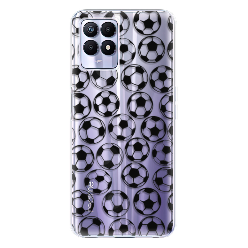 Odolné silikonové pouzdro iSaprio - Football pattern - black - Realme 8i