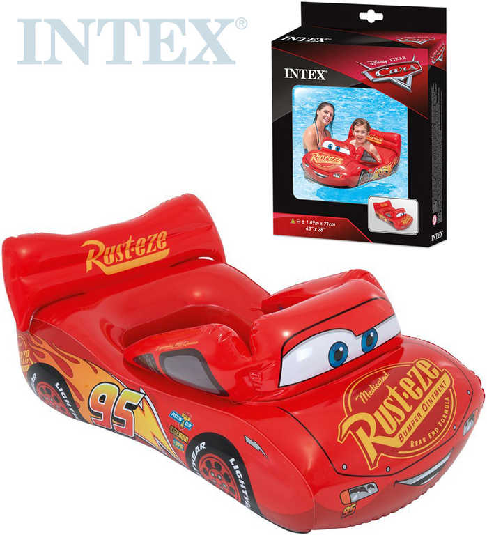INTEX Auto nafukovací Cars (Auta) dětské plavidlo do vody