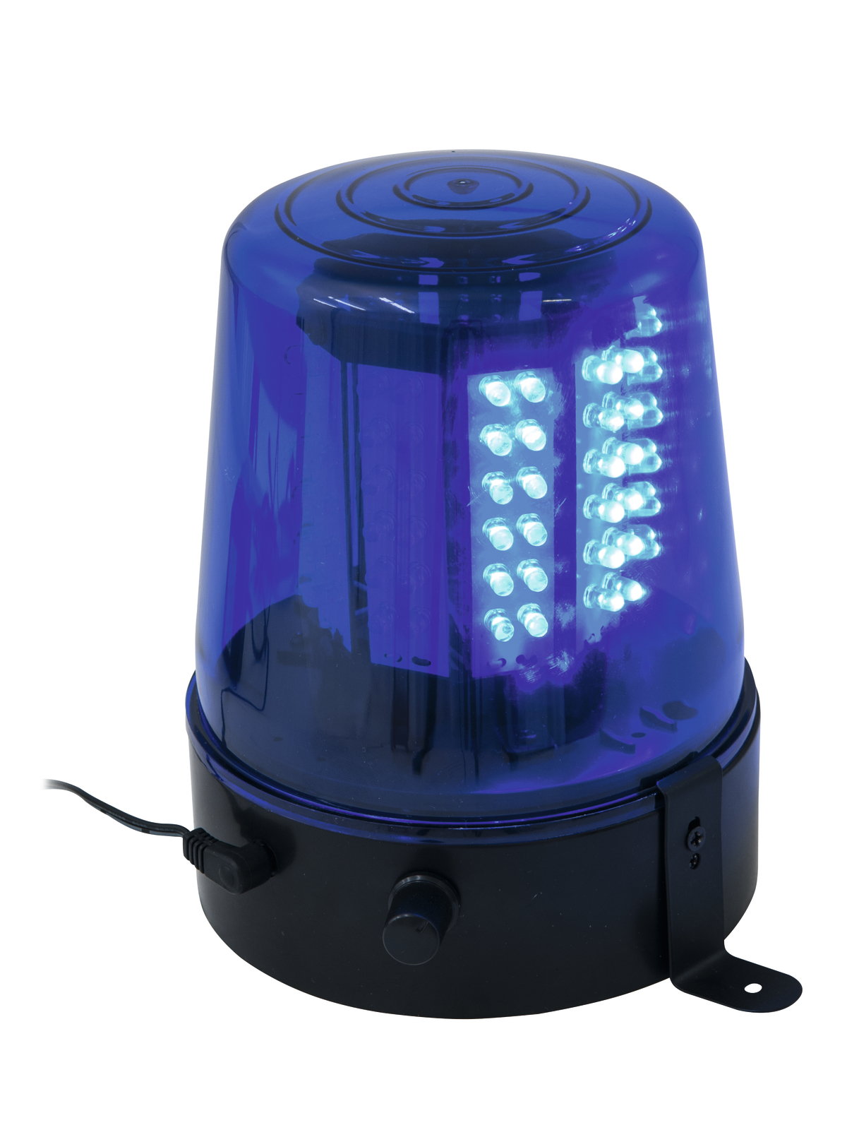 Eurolite LED policejní maják, 108 LED, modrý