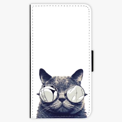 Flipové pouzdro iSaprio - Crazy Cat 01 - Samsung Galaxy A5 2016
