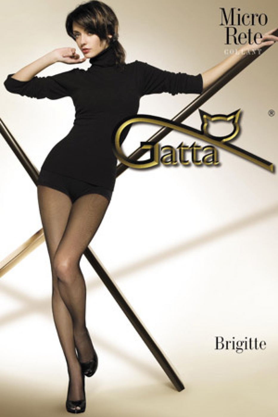 Punčochové kalhoty Brigitte 06 - Gatta - Černá/1-2