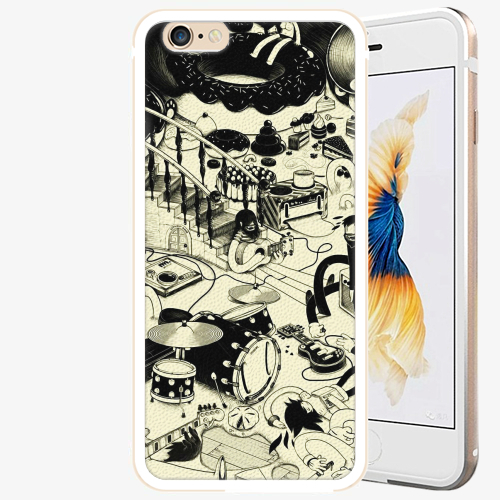 Plastový kryt iSaprio - Underground - iPhone 6 Plus/6S Plus - Gold