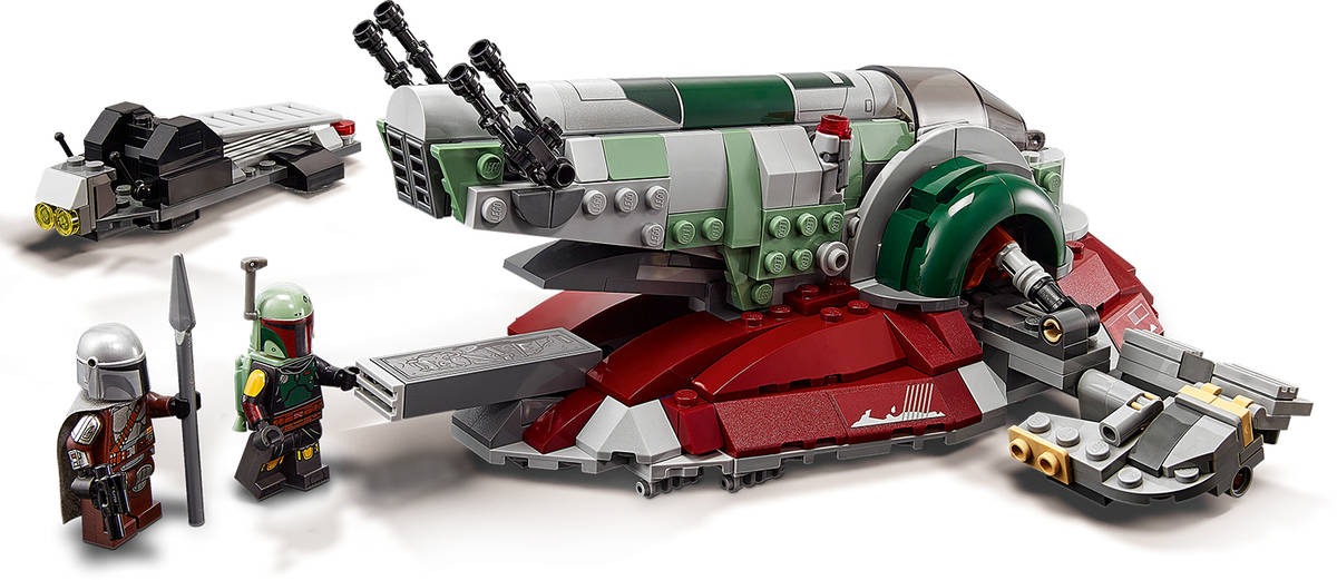 LEGO STAR WARS Boba Fett a jeho kosmická loď 75312 STAVEBNICE