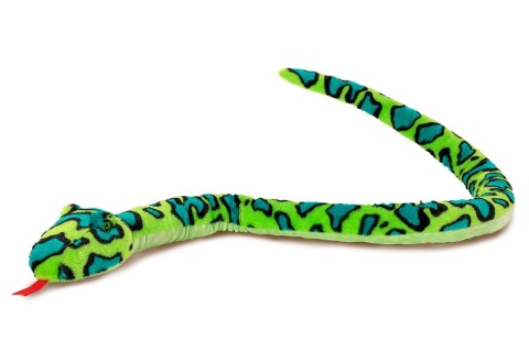 Plyš Had Zelený 150cm