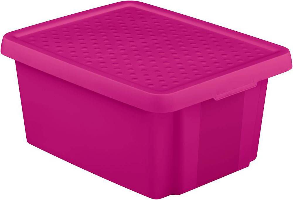 Úložný box s víkem 20L - fialový CURVER