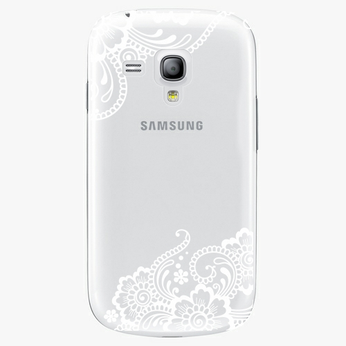 Plastový kryt iSaprio - White Lace 02 - Samsung Galaxy S3 Mini