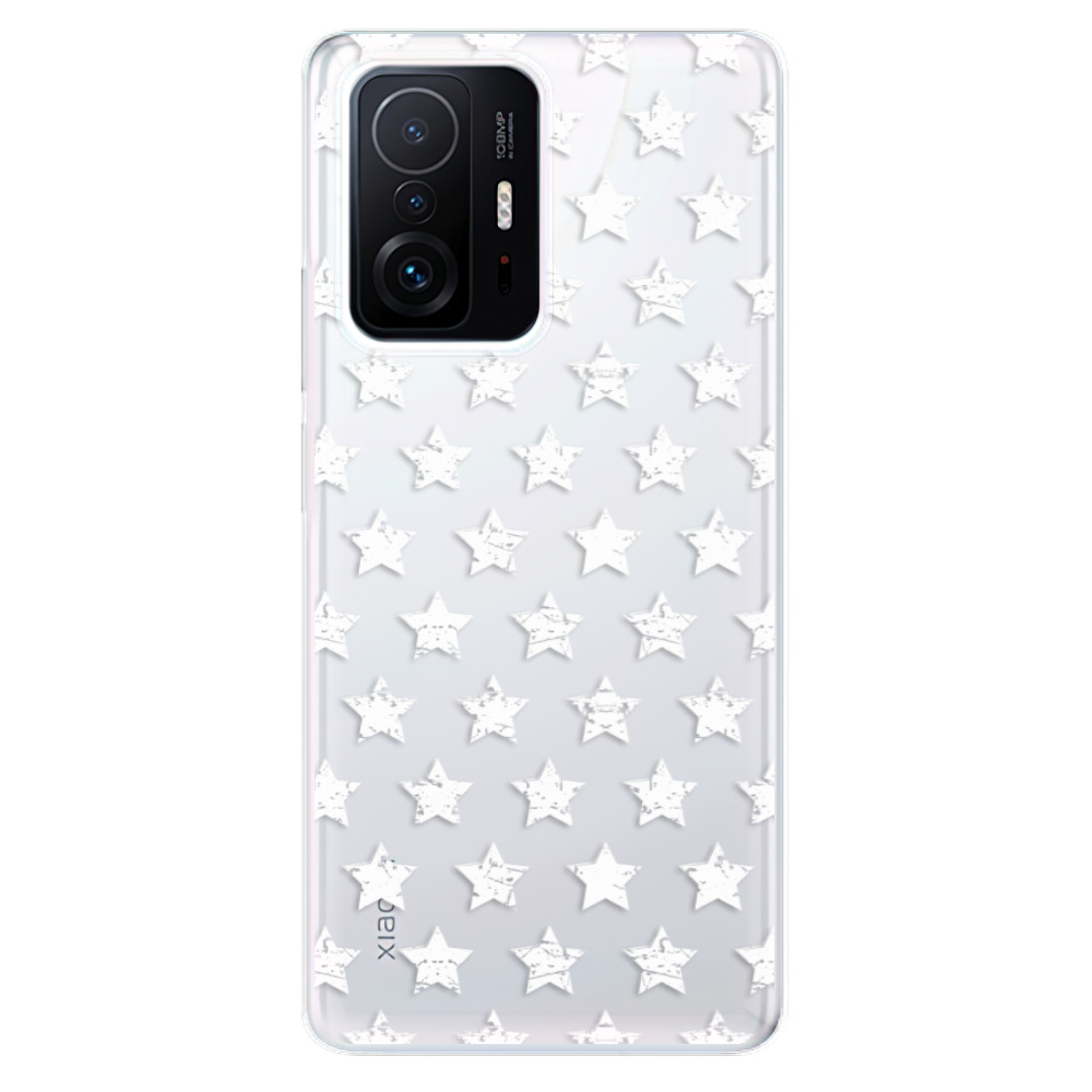 Odolné silikonové pouzdro iSaprio - Stars Pattern - white - Xiaomi 11T / 11T Pro