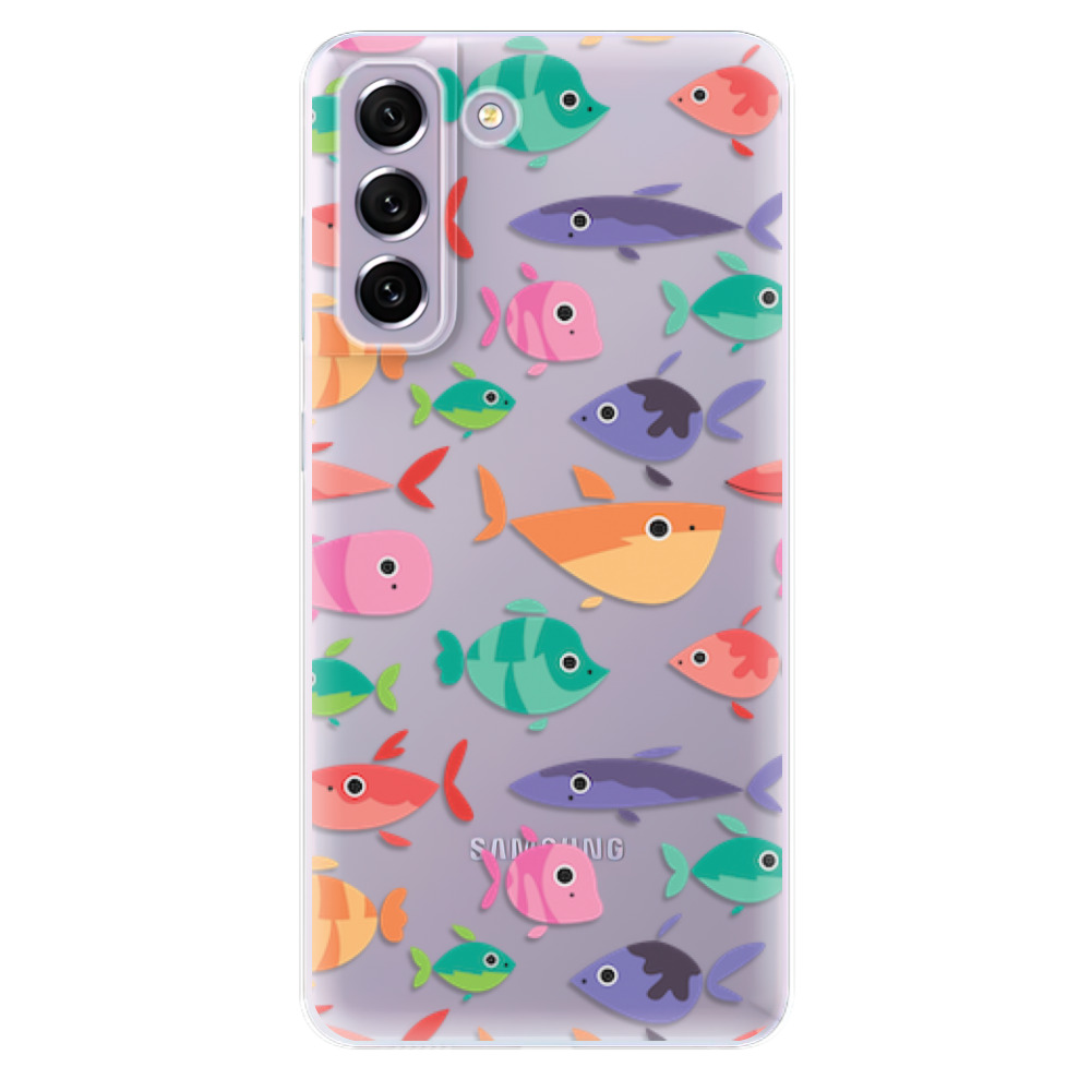 Odolné silikonové pouzdro iSaprio - Fish pattern 01 - Samsung Galaxy S21 FE 5G
